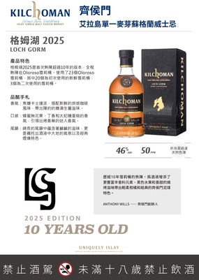 Kilchoman Loch Gorm 2025 Release