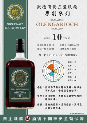 Glen Garioch 2013 Cadenhead's 